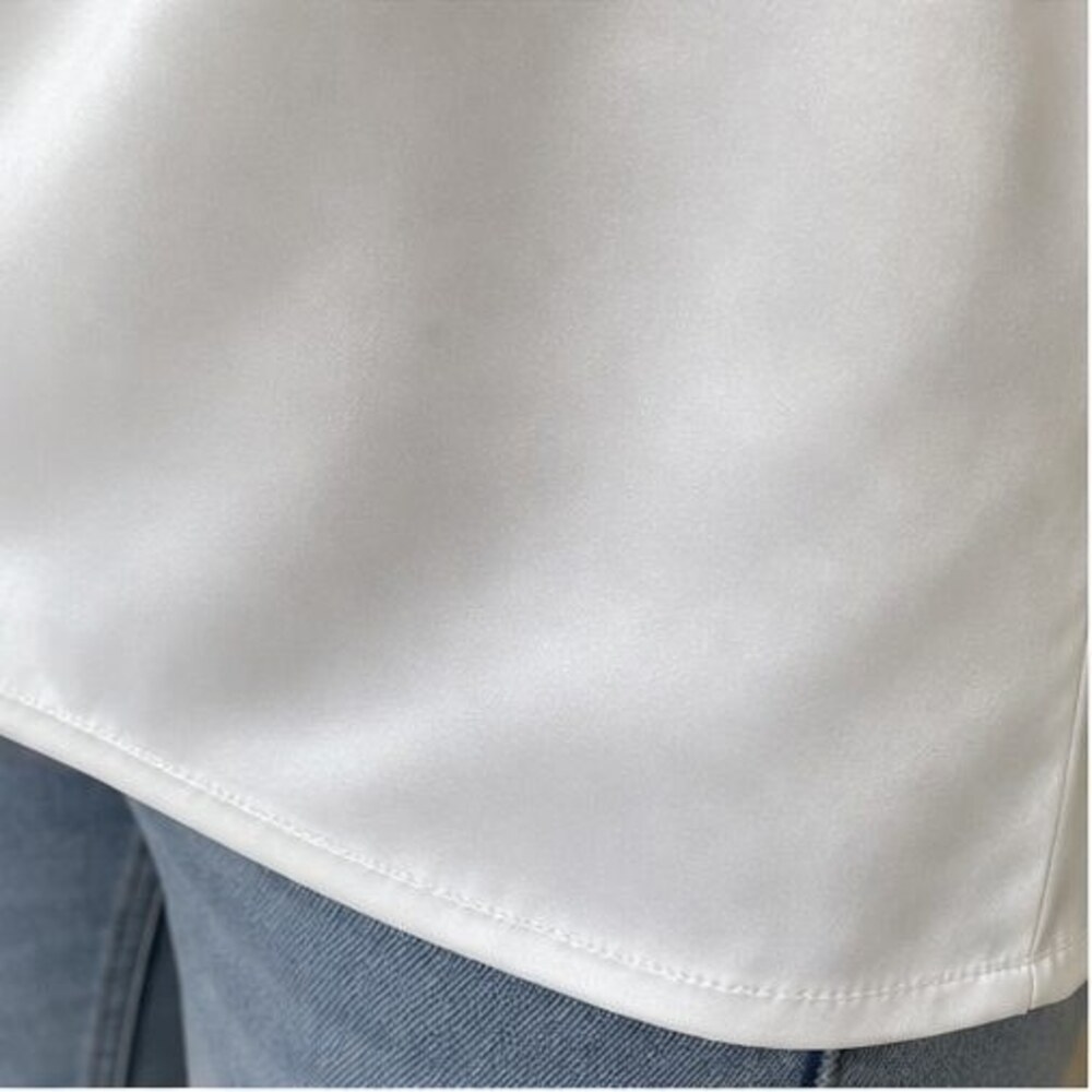 White Ruffle Blouse - Picture 6 of 6